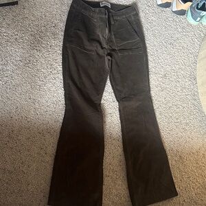 No Boundaries Dark Brown Flare Pants